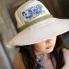 chapeau été laines aquareve