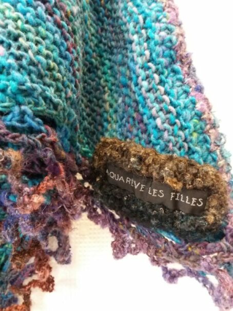 noro viola poncho laines aquareve