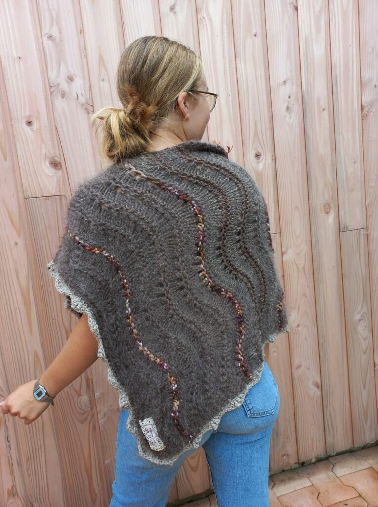 poncho chataigne ardèche laines aquarêve