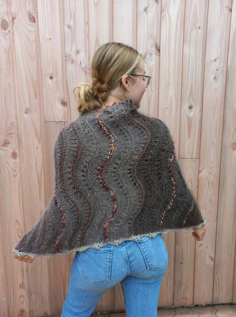 poncho chataignes ardèche laines aquarêve