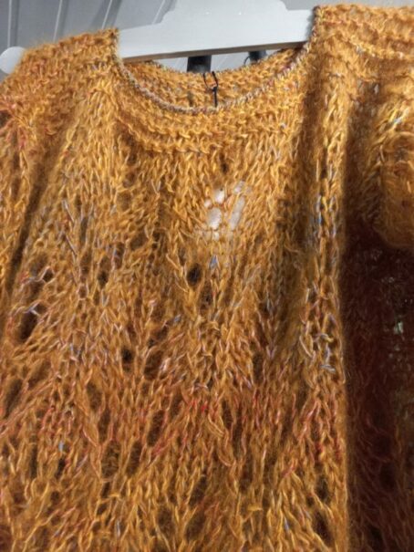 pull dentelle gothique 2 laines aquareve