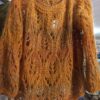 pull dentelle gothique laines aqaureve